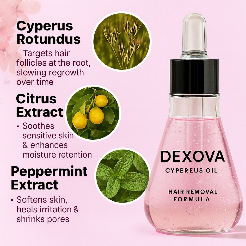 Silkxivo™ Cyperus Rotundus Serum - Progressive Hair Reduction & Skin Renewal Treatment